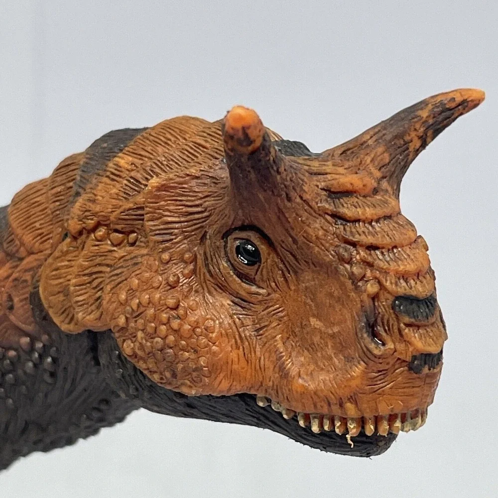 Schleich Carnotaurus Dinosaur Toy Figure Articulating Jaw 4.75